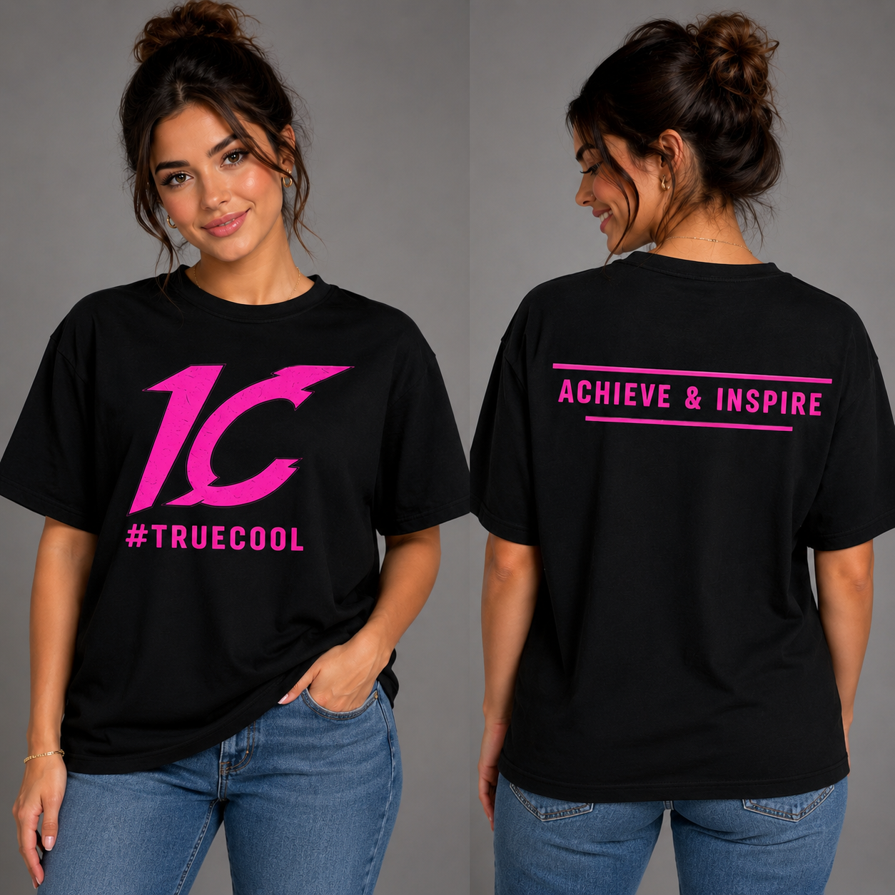 New logo Achieve & Inspire (Blue or Pink)